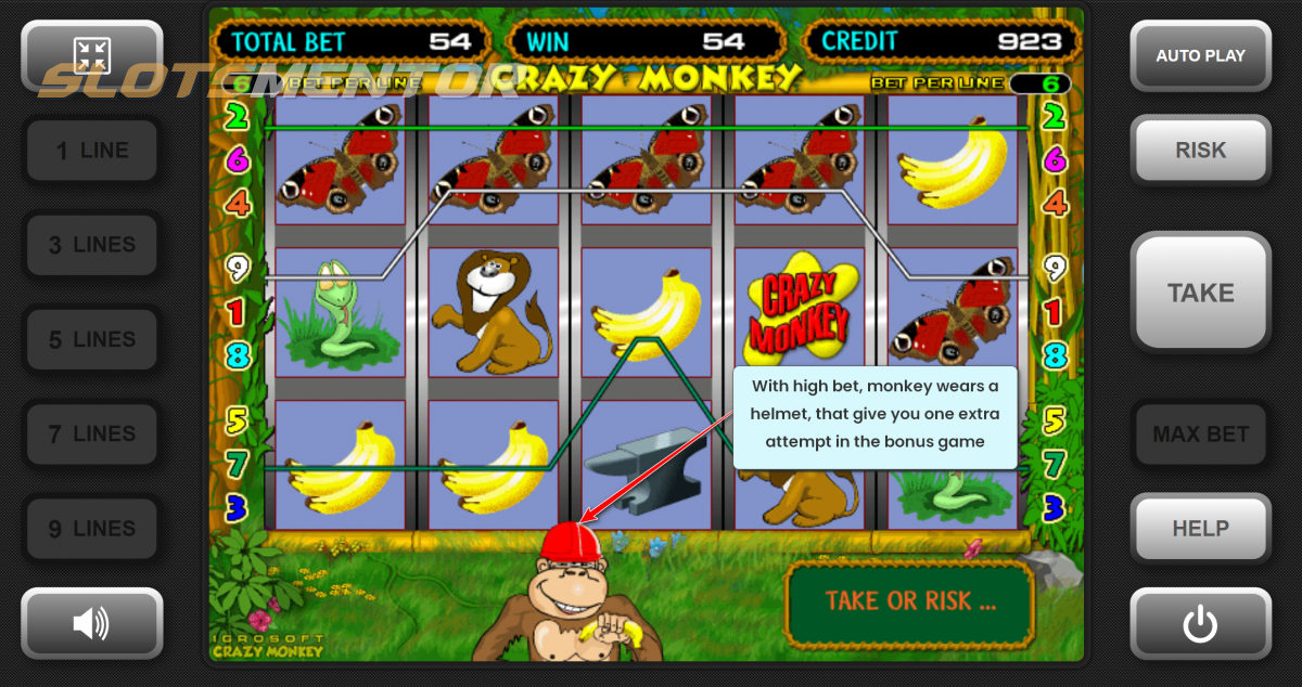 Crazy Monkey Russian Slot game